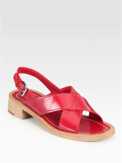 prada slingback red|prada slingback shoes review.